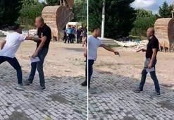 Beylikdüzü'nde olaylı yıkım! Ekiplere silah çekip, pitbulu üzerlerine saldılar