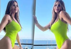 Sofia Vergara mayoyla kamera karşısına geçti!