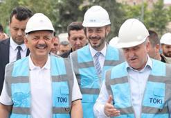 Bakan Özhaseki Abdi İpekçi Spor Kompleksi inşaatını gezdi: Büyük bir spor kompleksi olacak