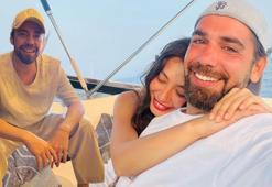 Neslihan Atagül ile Kadir Doğulu'nun yıl dönümü kutlamasına Murat Dalkılıç da dahil oldu!