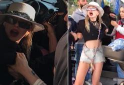 Gözaltına alınınca ortalığı birbirine kattı! Polisi yere düşürdü