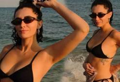 Hande Doğandemir'den bikinili poz!