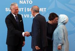 Cumhurbaşkanı Erdoğan, Litvanya'da resmi akşam yemeğine katıldı