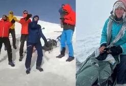 Temmuz ortasında dondurucu soğuk! Eksi 35 derecede dans ettiler