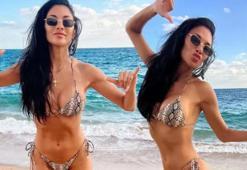 Nicole Scherzinger bikinili pozları ile olay yarattı!