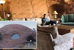 Mağarayı lüks eve çevirdi, kiraya vererek paraya para demiyor!