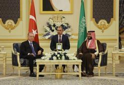 Cumhurbaşkanı Erdoğan, Veliaht Prens Selman ile bir araya geldi
