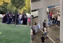İstanbul’da yaşanan sokak kavgaları kamerada: Sokaklar boks maçını aratmadı