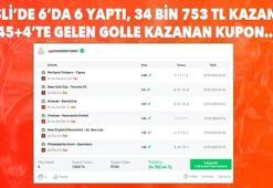 Misli’de 6’da 6 yaptı, 34 Bin 753 TL kazandı!  45+4’te gelen golle kazanan kupon…