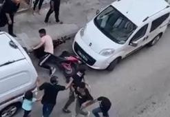 'Yan baktın' meselesinde sokak ringe döndü, yumruklar havada uçuştu