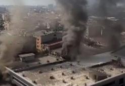 İş merkezinde yangın! Bayrampaşa yangınında mahsur kalan 9 kişi kurtarıldı