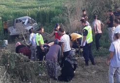 Bursa'da korkunç kaza! Mevsimlik işçileri taşıyan kamyonet tarlaya savruldu: 3 ölü, 11 yaralı