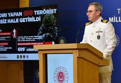 MSB: Son bir haftada 50 terörist etkisiz hale getirildi