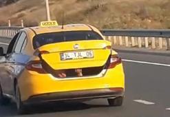 Takside skandal görüntü! Yolcu bagajda görüntülendi