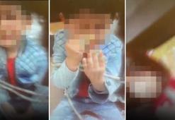 4 çocuğuna ipli işkence! Eşi eve dönsün diye videoya çekti
