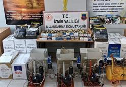 İzmir'de kaçak sigara operasyonunda 2 tutuklama! Flaş operasyon