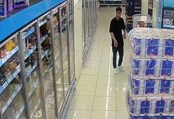 Marketteki dolaptan 7 bin 500 lira değerinde, 30 taşınabilir hard disk çaldı