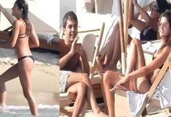 Sezonu Bodrum’da açtı, Çeşme’de devam ediyor! Berrak Tüzünataç’ın denizde sohbet keyfi