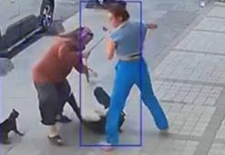 Esnafın sahiplendiği kedi köpeklere savaş açtı; o anlar kamerada