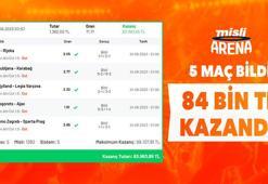 5 Maça İlk Yarı Tercihi Yaptı, 44. Dakikada Gelen Gollerle 83 bin 963 TL Kazandı!