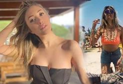 Yasmin Erbil ile Yiğit Poyraz Bodrum'dan romantik anlar! Sevgilisini ısırdı!