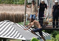 Antalya’da ‘Tarzan’ adam alarmı! Ekipleri görünce oradan oraya atladı
