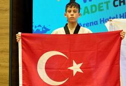 Utku Kap, Dünya Yıldızlar Taekwondo Şampiyonası'nda gümüş madalya kazandı