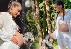 Atiye'den karnı burnunda poz! Sadece günler kaldı