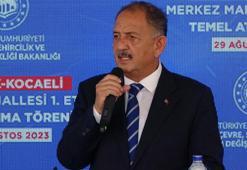 Bakan Özhaseki: Deprem 9 dereceye kadar olsa bile hiçbirimiz yerimizden kımıldamadan hayatımızı sürdüreceğiz