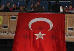 Kapadokya'da balonlar, Türk bayraklarıyla havalandı