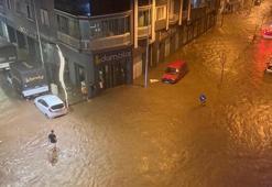 Giresun'da sağanak; cadde ve sokaklar göle döndü!