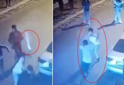 Bursa'da satır ve bıçaklar konuştu...Kavga anı kamerada