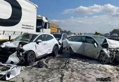 Edirne'de 12 araç birbirine girdi: 2 ölü, 36 yaralı