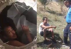 Zabıtayı şaşırtan görüntü! Kaçak göçmen 3 gün boyunca kanalda yaşadı