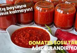 Kış boyunca sossuz kalmayın! Pizza, makarna, menemen... Kışlık domates sosu tarifi ağız sulandırıyor