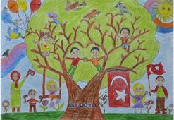 Minik Ressamlar hem Cumhuriyet’i hem de umudu resmetti