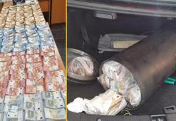 Edirne'de yakalandı! Otomobilin gaz deposundan servet çıktı