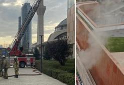 Maltepe'de AVM'de çıkan yangın paniğe neden oldu