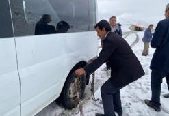 Yurda ilk kar düştü! Kalınlığı 10 santimetreye ulaştı
