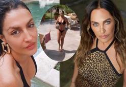 Hülya Avşar'ın bikinisiyle dans videosuna Tuğba Ekinci'den olay yorum!
