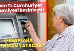 Emekliye 5 bin TL Cumhuriyet ikramiyesi kesinleşti! 5 bin TL ne zaman yatacak? Emekliye 5000 TL ikramiye kimlere verilecek?