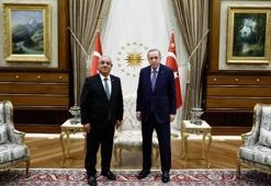 Cumhurbaşkanı Erdoğan, DSP lideri Aksakal ile görüştü