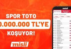 Spor Toto devretmeye devam ediyor, heyecan Misli’de yaşanıyor… 80 Milyon TL kazanma şansı!