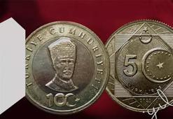 Cumhuriyet'in 100. yılına özel hatıra para basıldı