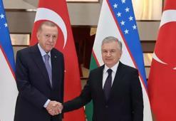 Cumhurbaşkanı Erdoğan, Mirziyoyev ile bir araya geldi