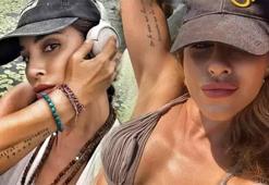 Irmak Ünal bikinili pozlarıyla şov yaptı! Fit hali dikkat çekti