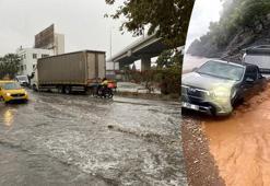 Sağanak yağışlar etkili oldu! Sağanak birçok ilde sele neden oldu: Korku dolu anlar böyle görüntülendi
