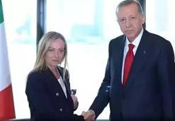 Cumhurbaşkanı Erdoğan, İtalya Başbakanı Meloni ile görüştü