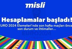 Hesaplamalar başladı! EURO 2024 Elemeleri'nde son hafta maçları öncesi son durum ve ihtimaller…