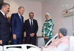 Cumhurbaşkanı Erdoğan'dan Gazze'den getirilen hastalara ziyaret